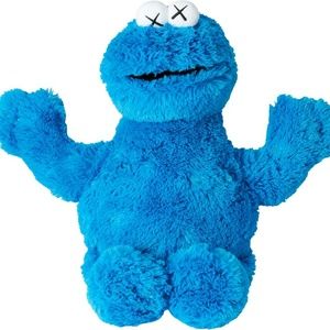 Kaws Sesame Street Uniqlo Cookie Monster Plush Toy